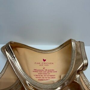 Pink Chicken New York Gold Dress